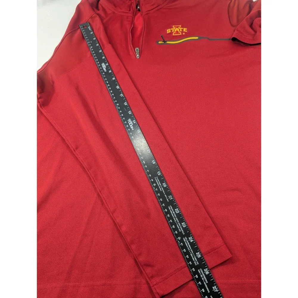 Nike Iowa State Cyclones Men's XXL 1/4 Zip Dri-Fit Red